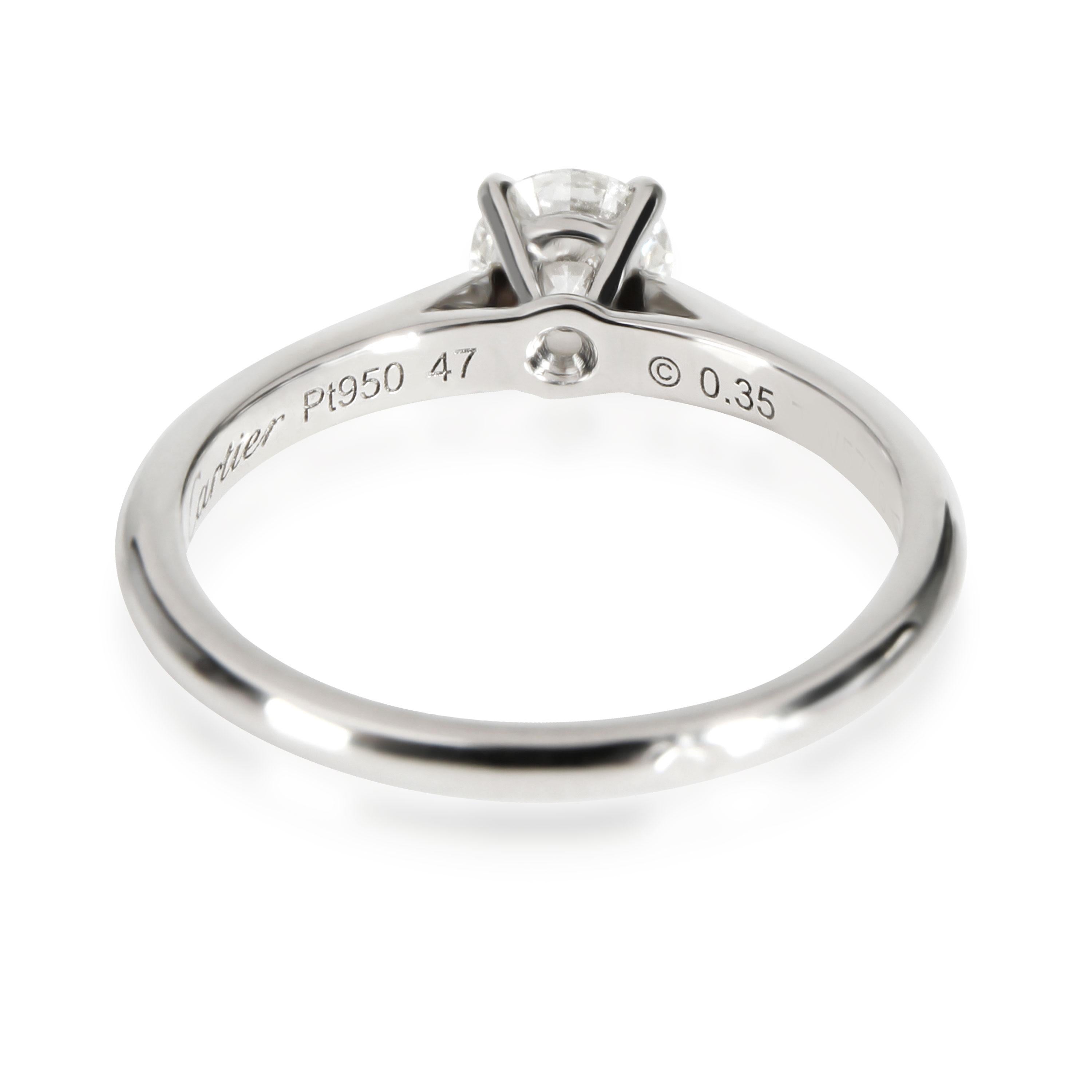 Cartier 1895 Diamond Engagement Ring in  Platinum G VS1 0.35 CTW
Cartier 1895 Diamond Engagement Ring in  Platinum G VS1 0.35 CTW

PRIMARY DETAILS
SKU: 112378
Listing Title: Cartier 1895 Diamond Engagement Ring in Platinum G VS1 0.35 CTW
Condition
