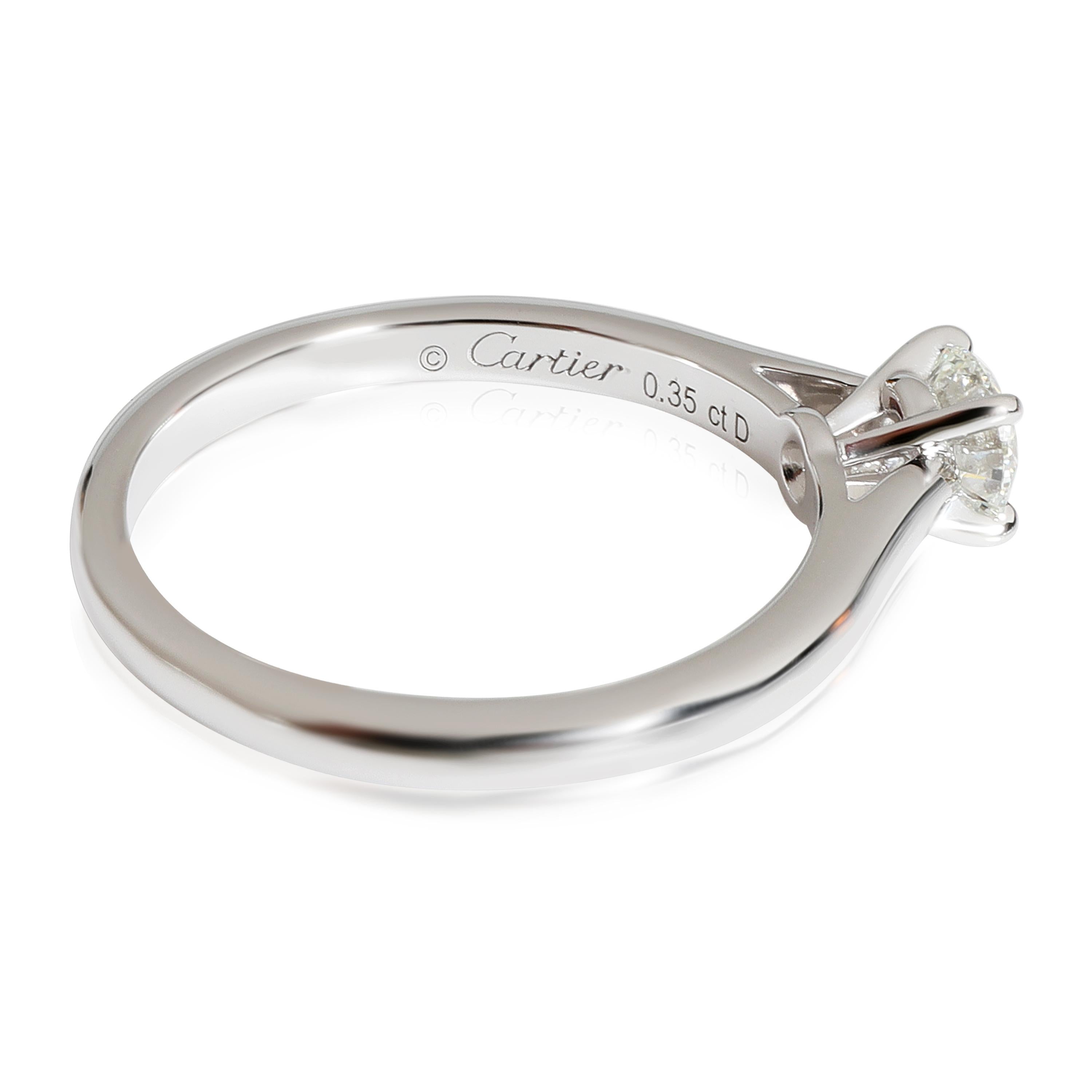 Cartier 1895 Diamond Engagement Ring in Platinum G VS1 0.35 CTW

PRIMARY DETAILS
SKU: 116576
Listing Title: Cartier 1895 Diamond Engagement Ring in Platinum G VS1 0.35 CTW
Condition Description: Retails for 4470 USD. In excellent condition and