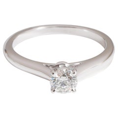 Cartier 1895 Diamond Engagement Ring in Platinum G VS1 0.35 CTW