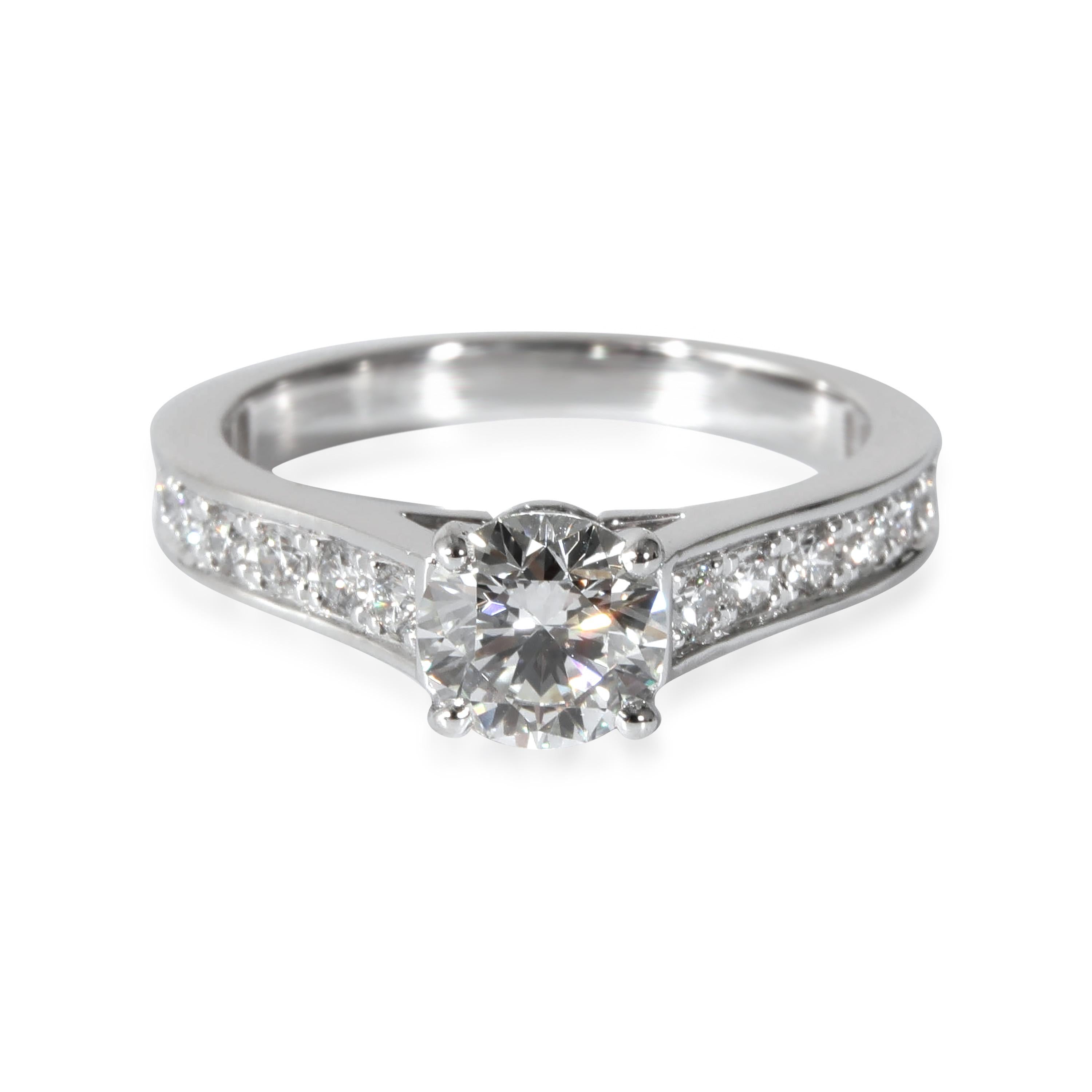 Cartier 1895 Diamond Engagement Ring in  Platinum G VS1 1 CTW 1
