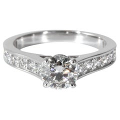 Cartier 1895 Diamond Engagement Ring in  Platinum G VS1 1 CTW