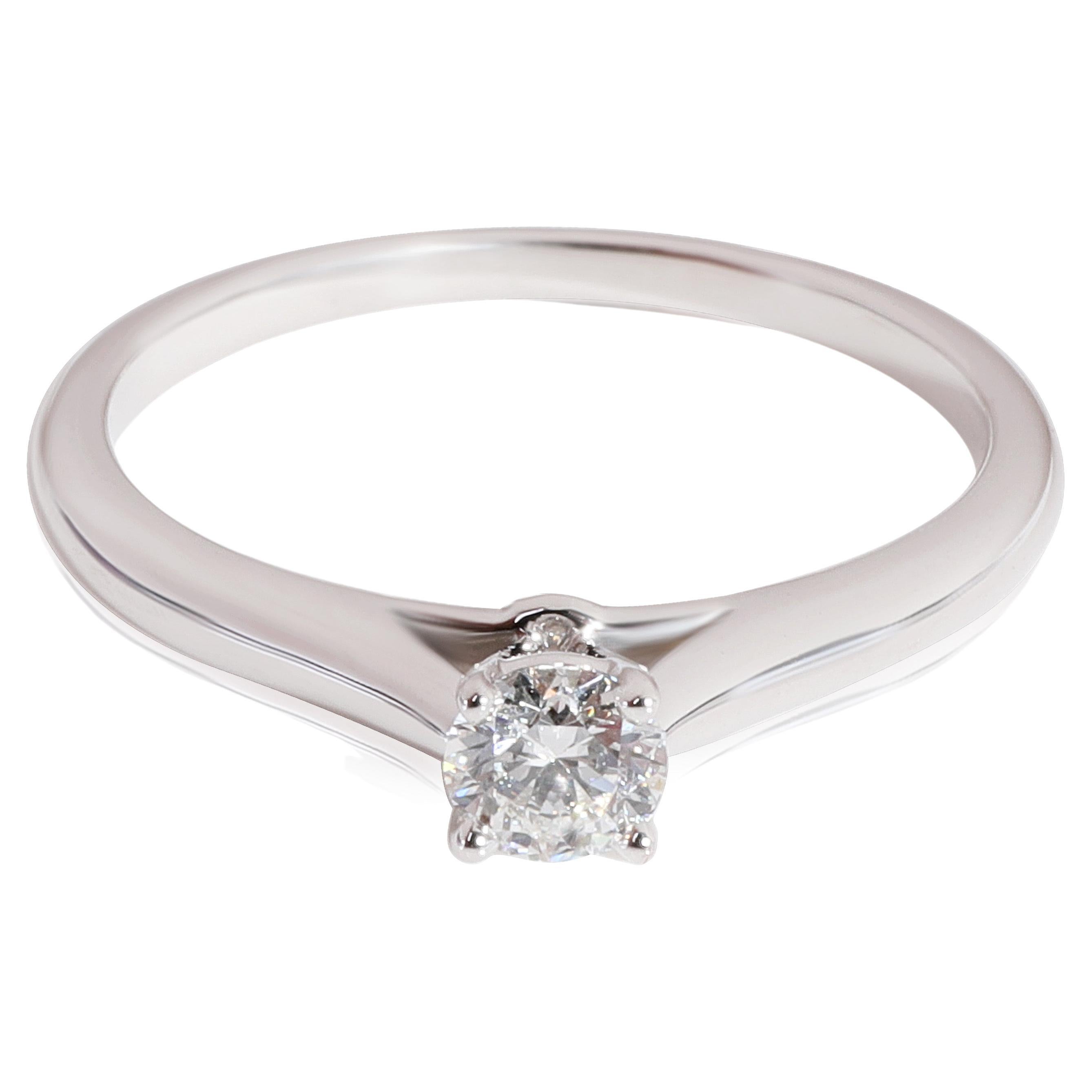 Cartier 1895 Diamond Engagement Ring Ring in Platinum E VVS1 0.21 CTW