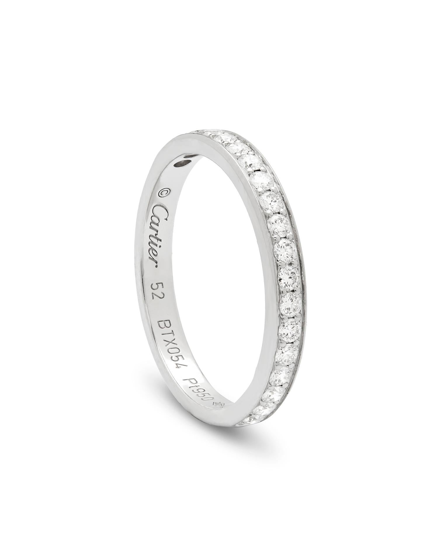 Contemporain Bague Cartier 1895 diamant B4071452 en vente