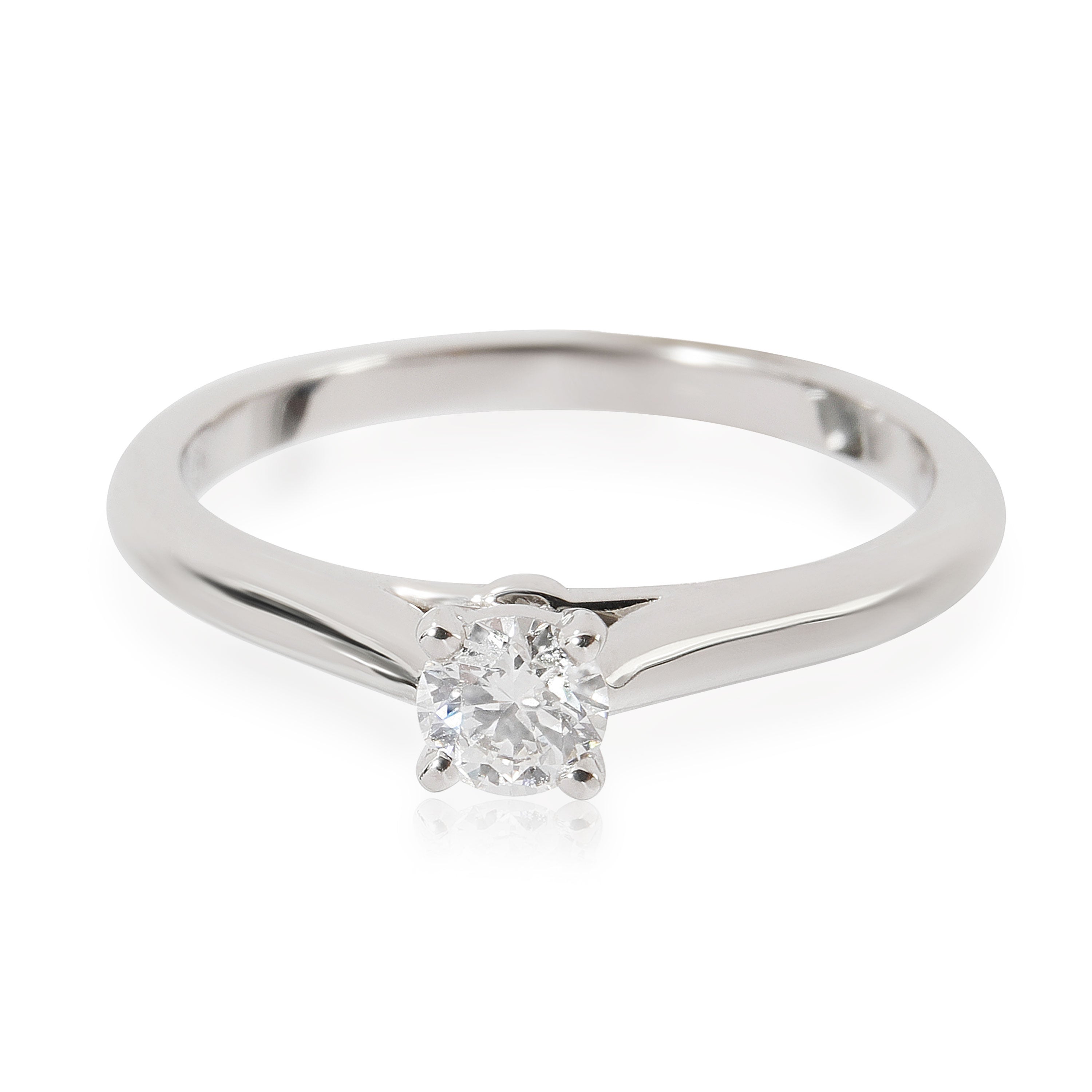 Cartier 1895 Diamond Solitaire Engagement Ring in Platinum E VVS2 0.25 CTW