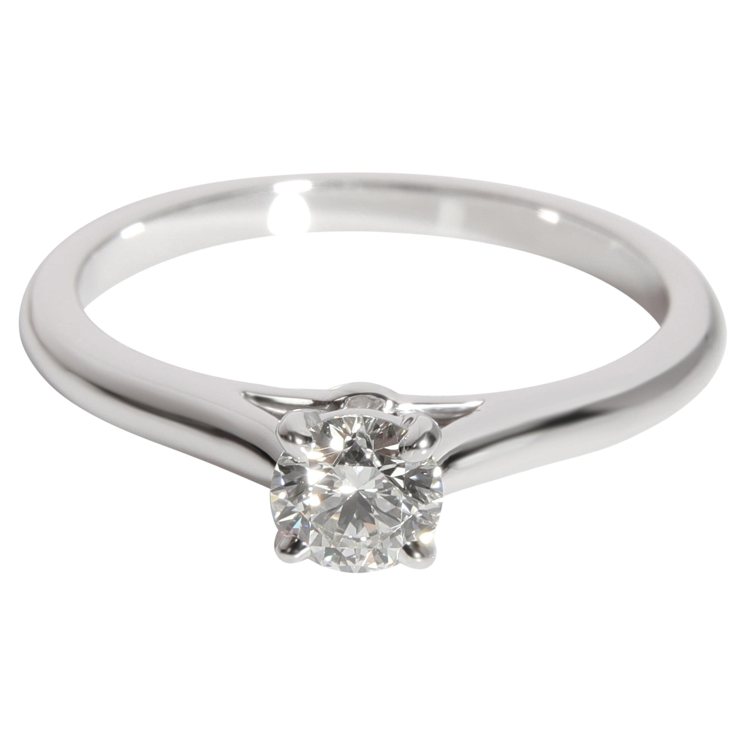 Cartier 1895 Diamond Solitaire Engagement Ring in Platinum H VVS1 0.36 Ct