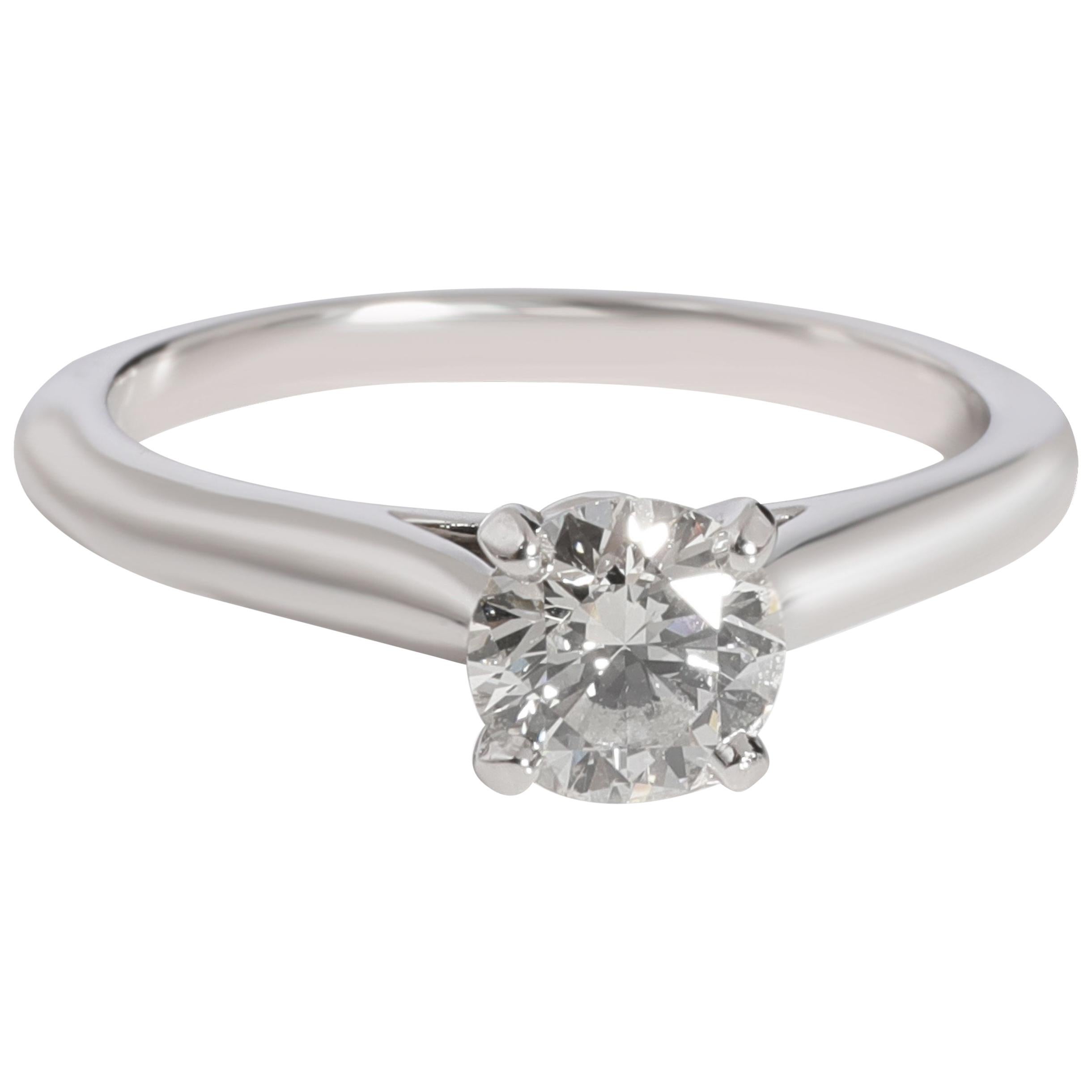 Cartier 1895 Diamond Solitaire Engagement Ring in Platinum H VVS2 0.74 Carat