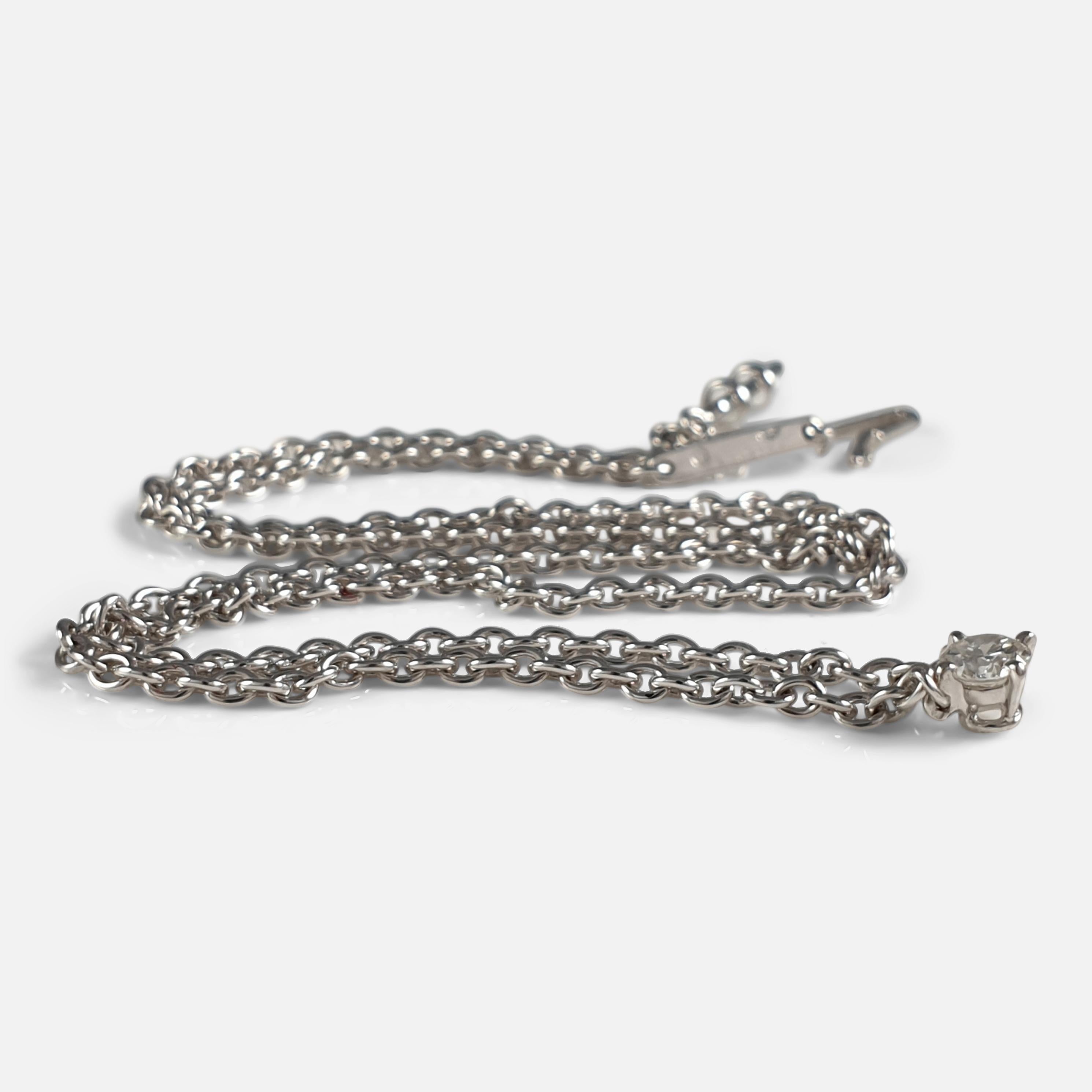 Cartier 1895 Diamond Solitaire Necklace 3