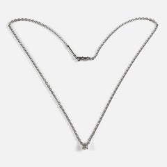 Cartier 1895 Collana con solitario di diamanti