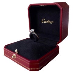 Cartier 1895 Diamond Solitaire Platinum Engagement Ring