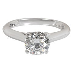 Cartier 1895 Diamond Solitaire Ring in Platinum G VS1 1.3 CTW