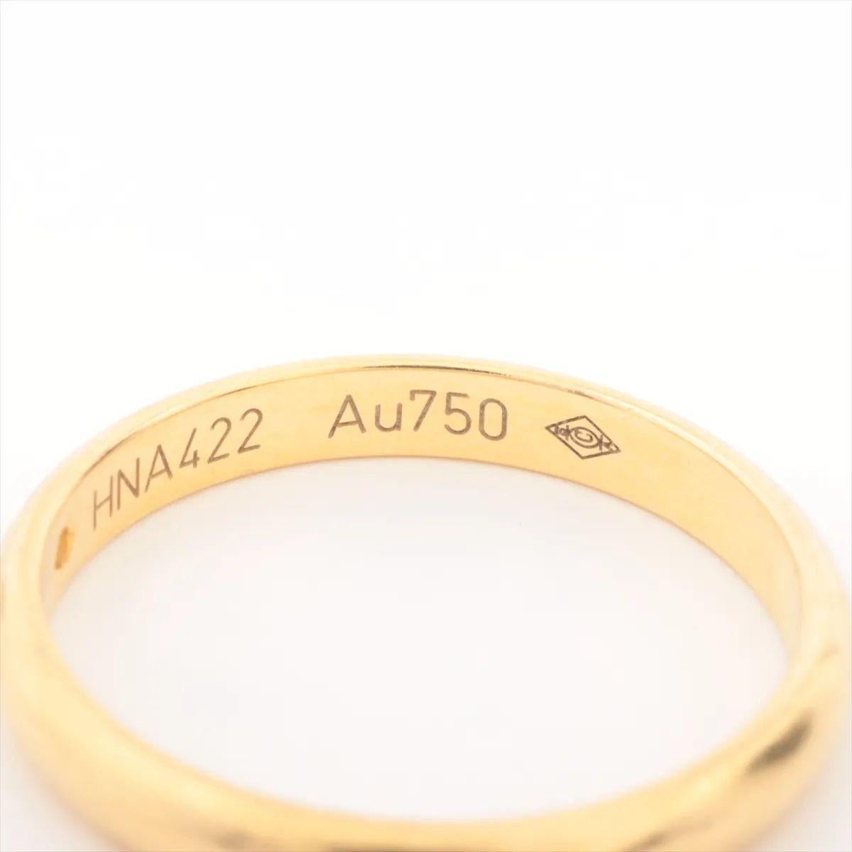 Women's Cartier 1895 Diamond Wedding Ring Yellow Gold For Sale