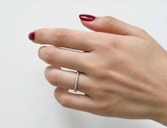 Cartier 1895 Pavé Diamond Full Eternity Wedding Band in 18K White Gold