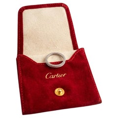 Cartier 1895 Pavé Diamond Full Eternity Wedding Band in 18K White Gold