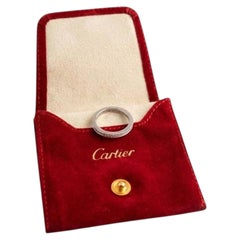 Cartier 1895 Pavé Diamond Full Eternity Wedding Band in 18K White Gold