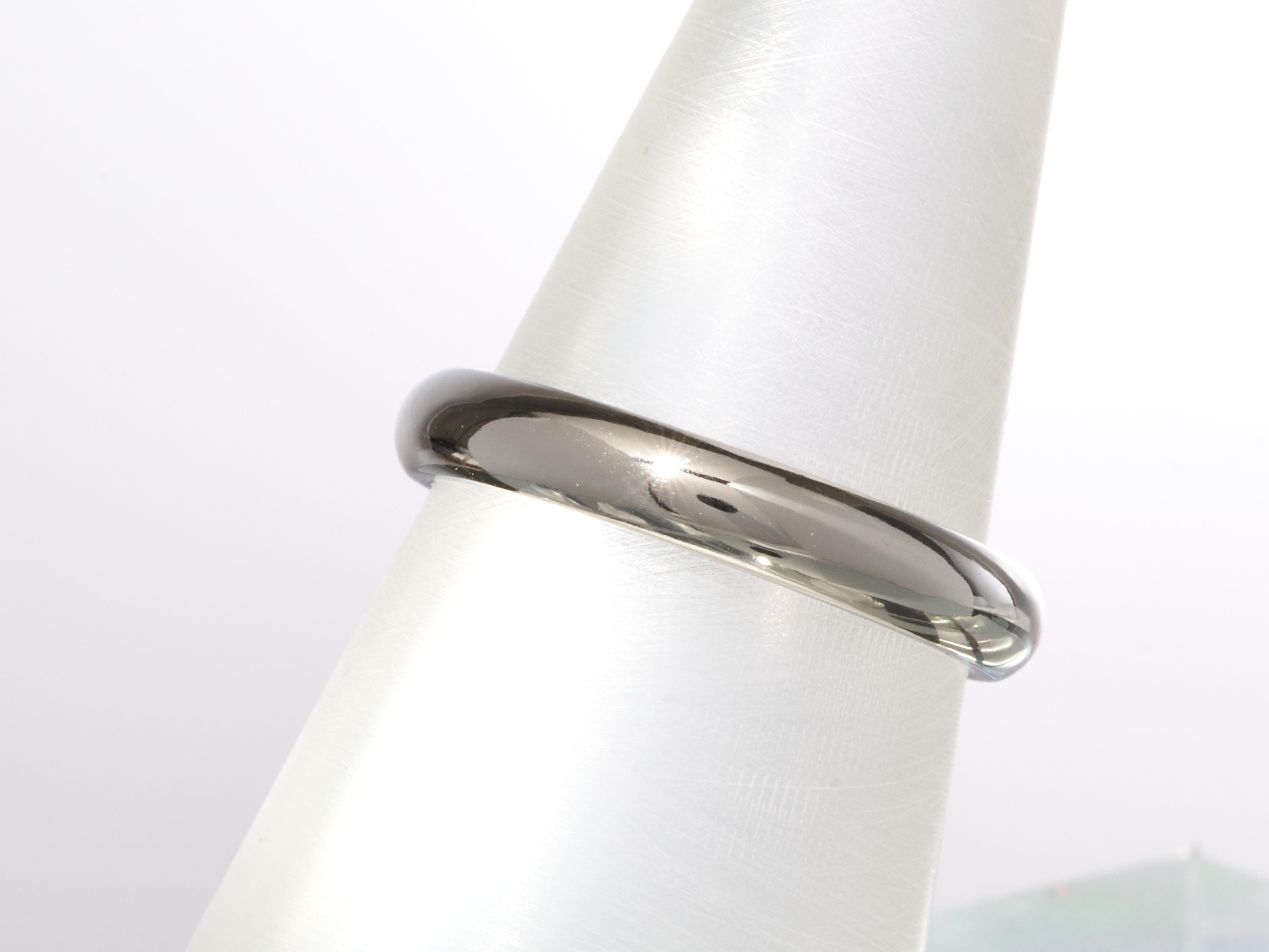 Cartier 1895 Alianza de Platino 3,5 mm Diamantes Tamaño 53 Caja Papeles en venta 13