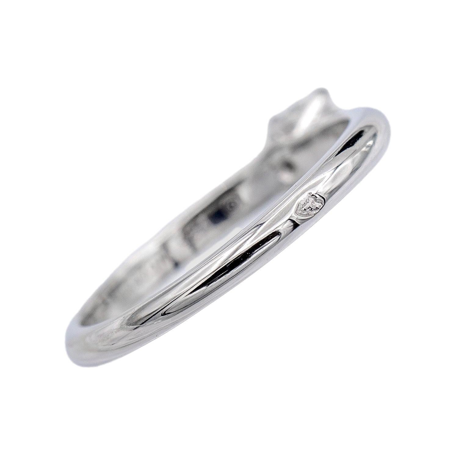 Cartier 1895 Platin-Diamant-Verlobungsring mit rundem .25 Karat FVS1 im Angebot 1
