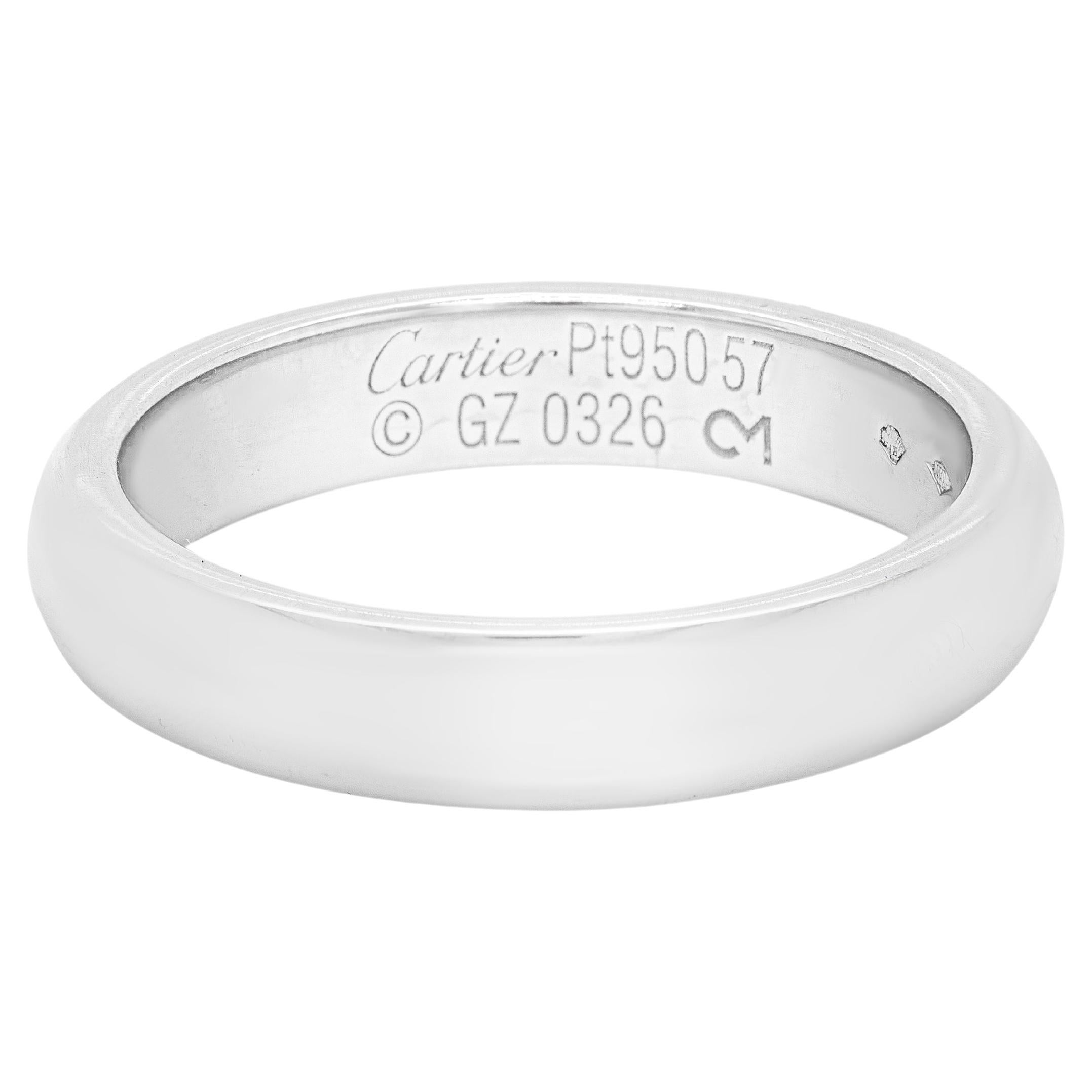 Alianza de Platino Cartier 1895