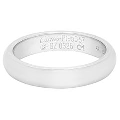 Cartier 1895 Platinum Wedding Band Ring