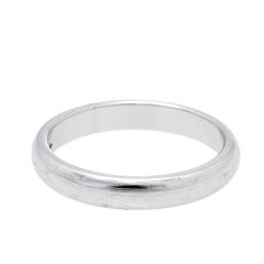 Cartier 1895 Platinum Wedding Band Ring Size 57