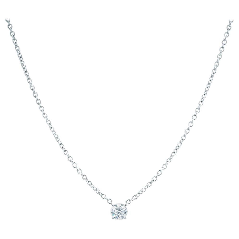 cartier single diamond necklace price