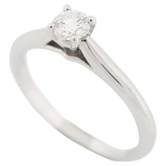 Cartier, bague solitaire en diamant 0,25 carat Pt 49, 1895