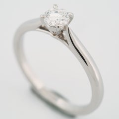 Cartier 1895 Solitaire 0.30 Carat Diamond Ring Pt 49