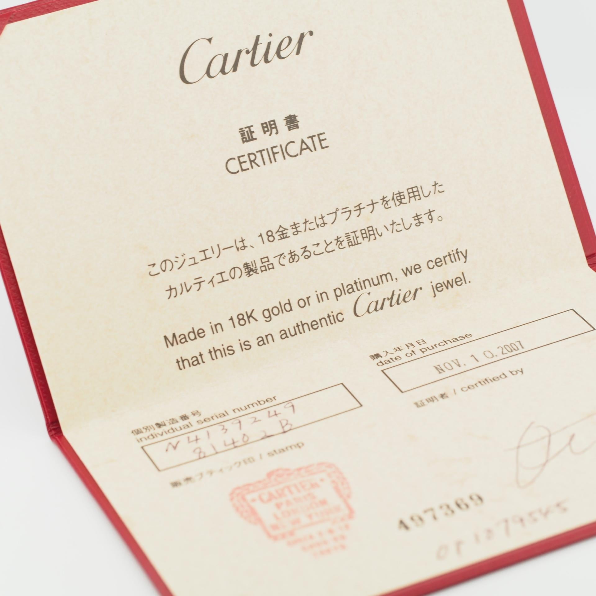Cartier 1895 Solitaire 0.41 Carat Diamond Ring Pt 49 4