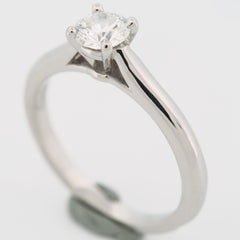 Cartier 1895 Anello con diamante solitario da 0,45 carati Pt 51 US 5,5