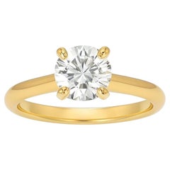 Cartier 1895 Anello di fidanzamento solitario in oro giallo 18 carati con diamante rotondo da 1,92 carati