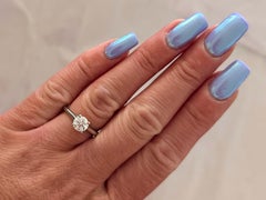 Cartier 1895 Solitaire Brilliant-Cut Diamond Engagement Ring Platinum 1.12Carats