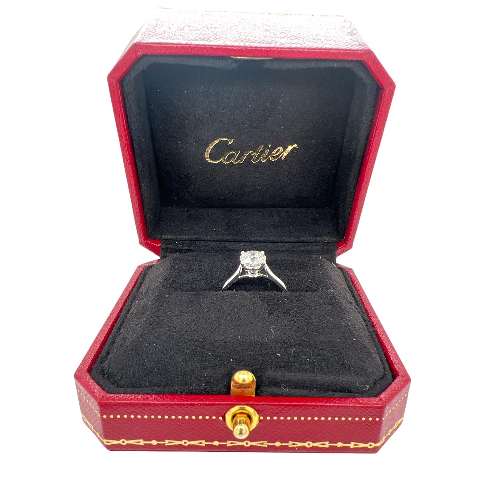 cartier solitaire ring