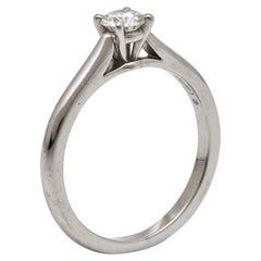 Cartier 1895 Bague solitaire en platine 