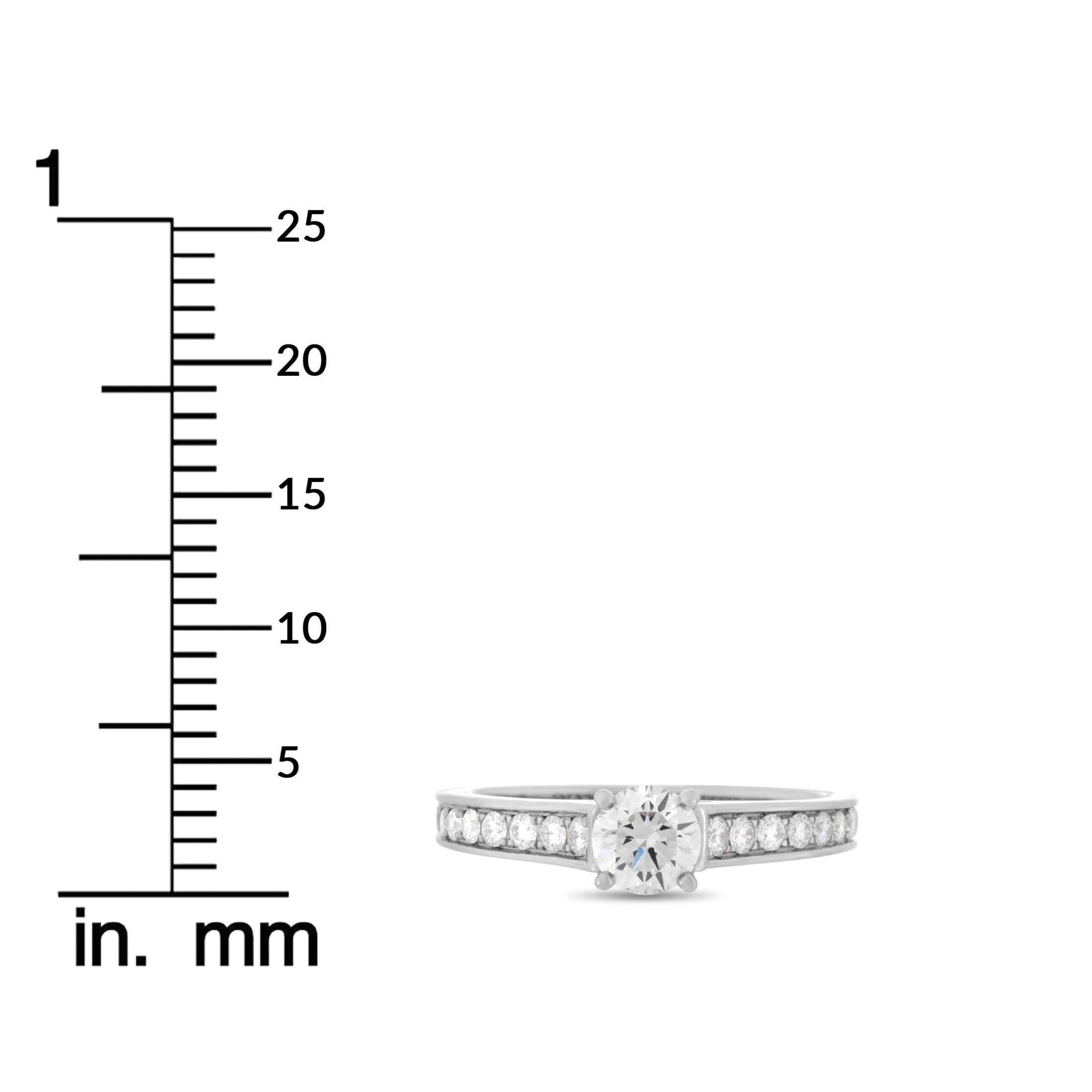 Cartier 1895 Solitaire Platinum 0.40 Carat Diamond Ring 2