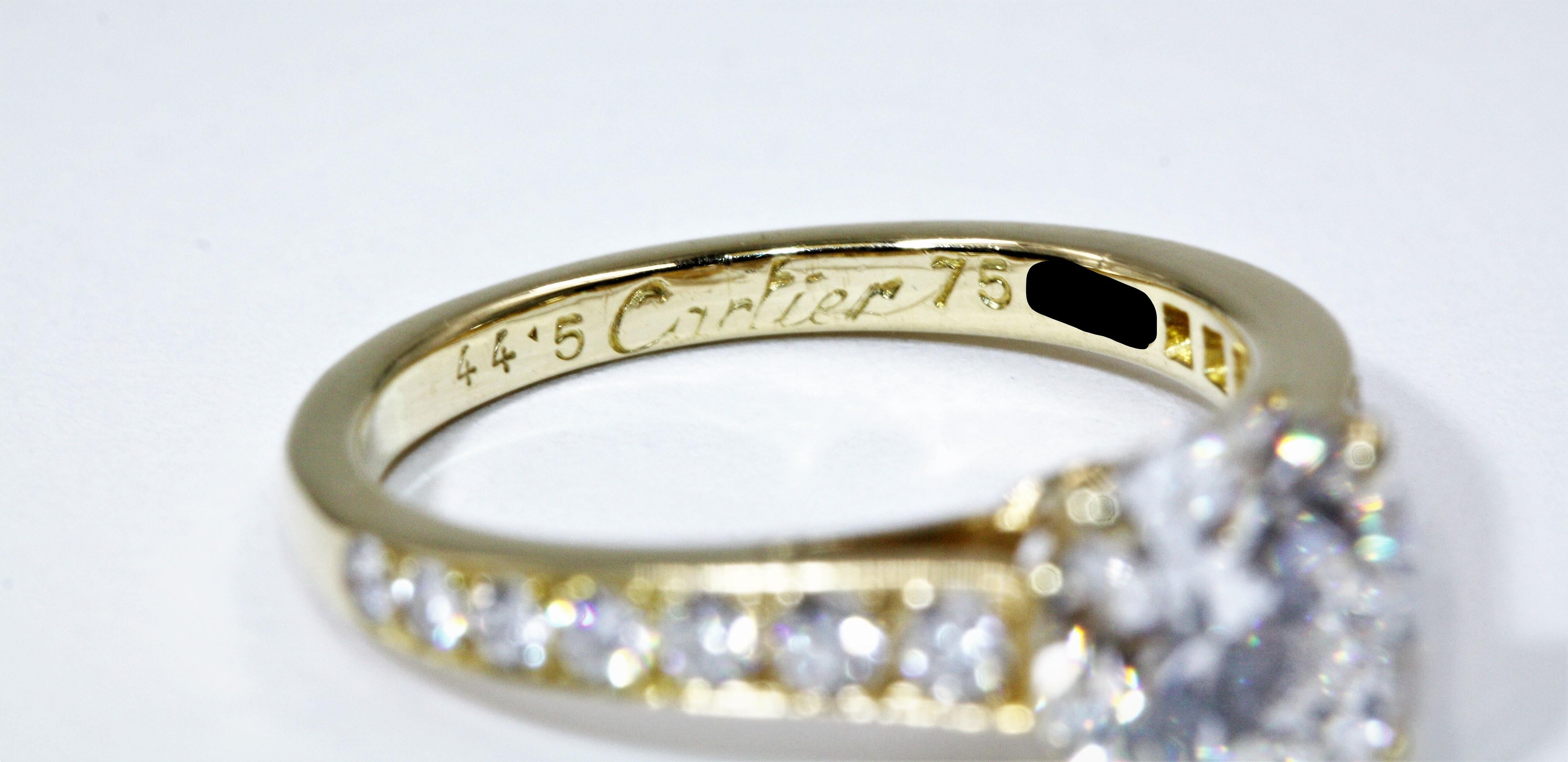 cartier solitaire 1895 yellow gold price