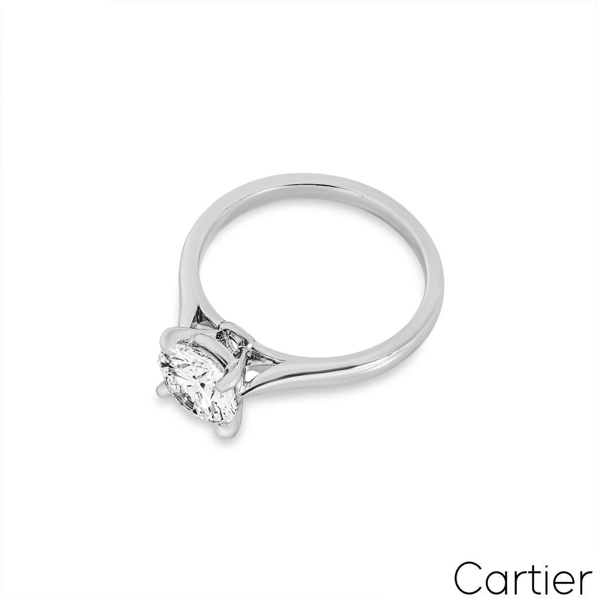 cartier engagement ring setting