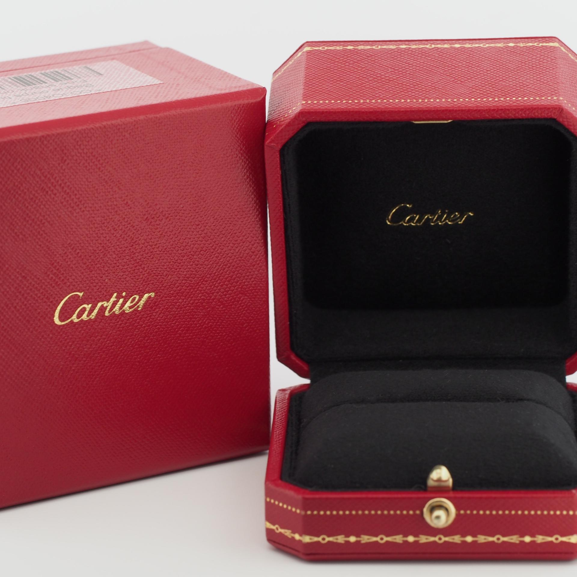 Women's Cartier 1895 Wedding Band Diamond Ring 49 PG