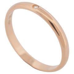 Cartier 1895 Wedding Band Diamond Ring 59 PG US 8.75