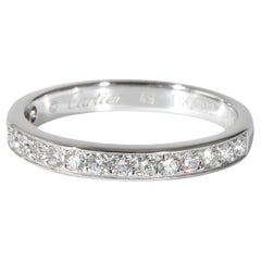 Cartier 1895 Ehering in  0.27 CTW Platin