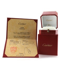 Cartier 1895 Wedding Band Ring 18K Yellow Gold with Diamond Small