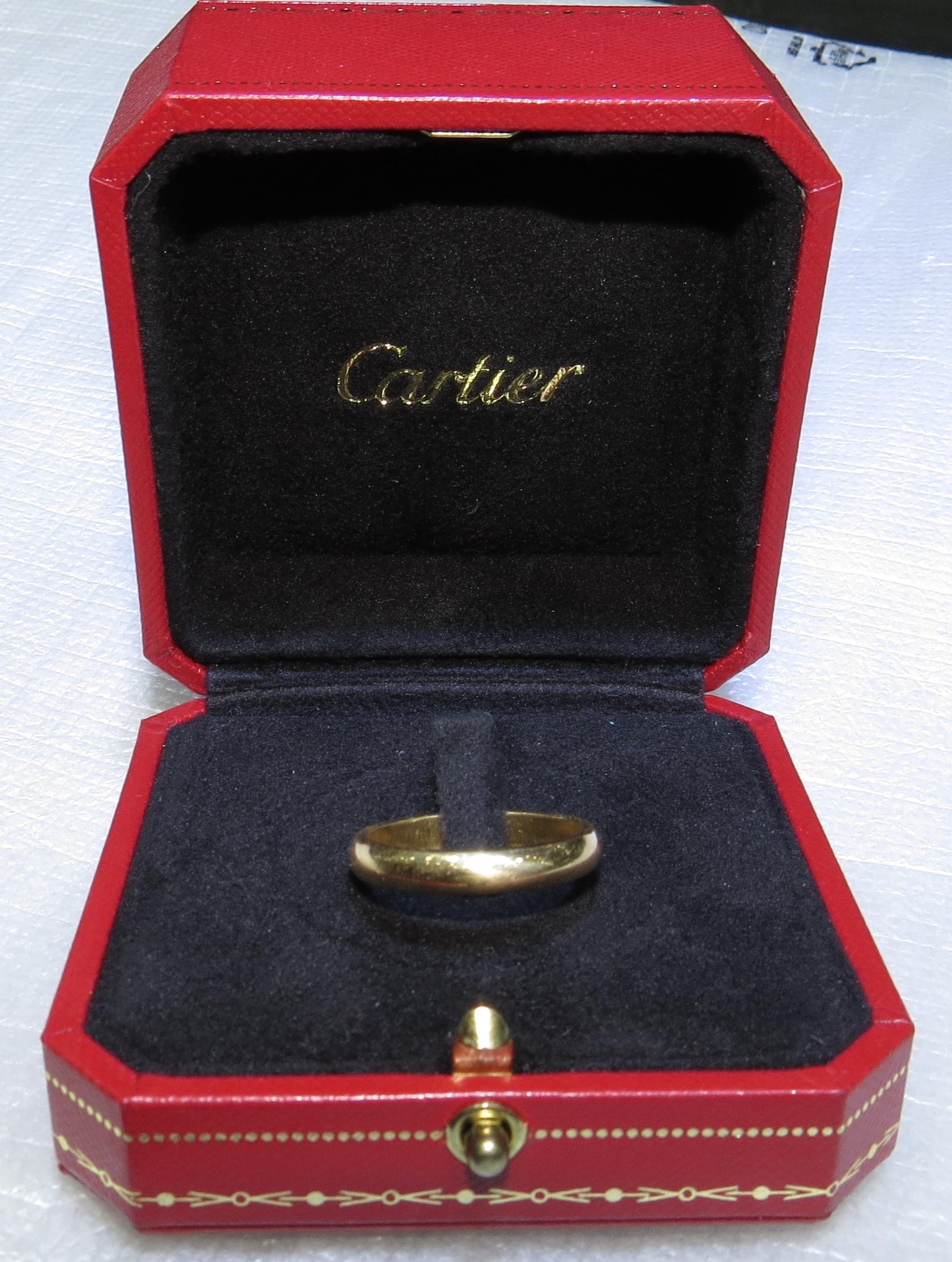 Cartier 1895 Wedding Band Yellow Gold 1