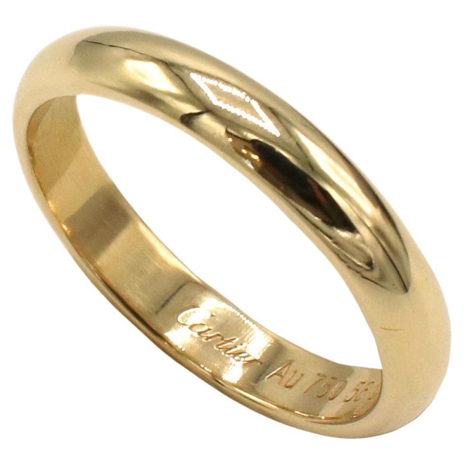 Cartier 1895 Yellow Gold Band Ring 3.5MM