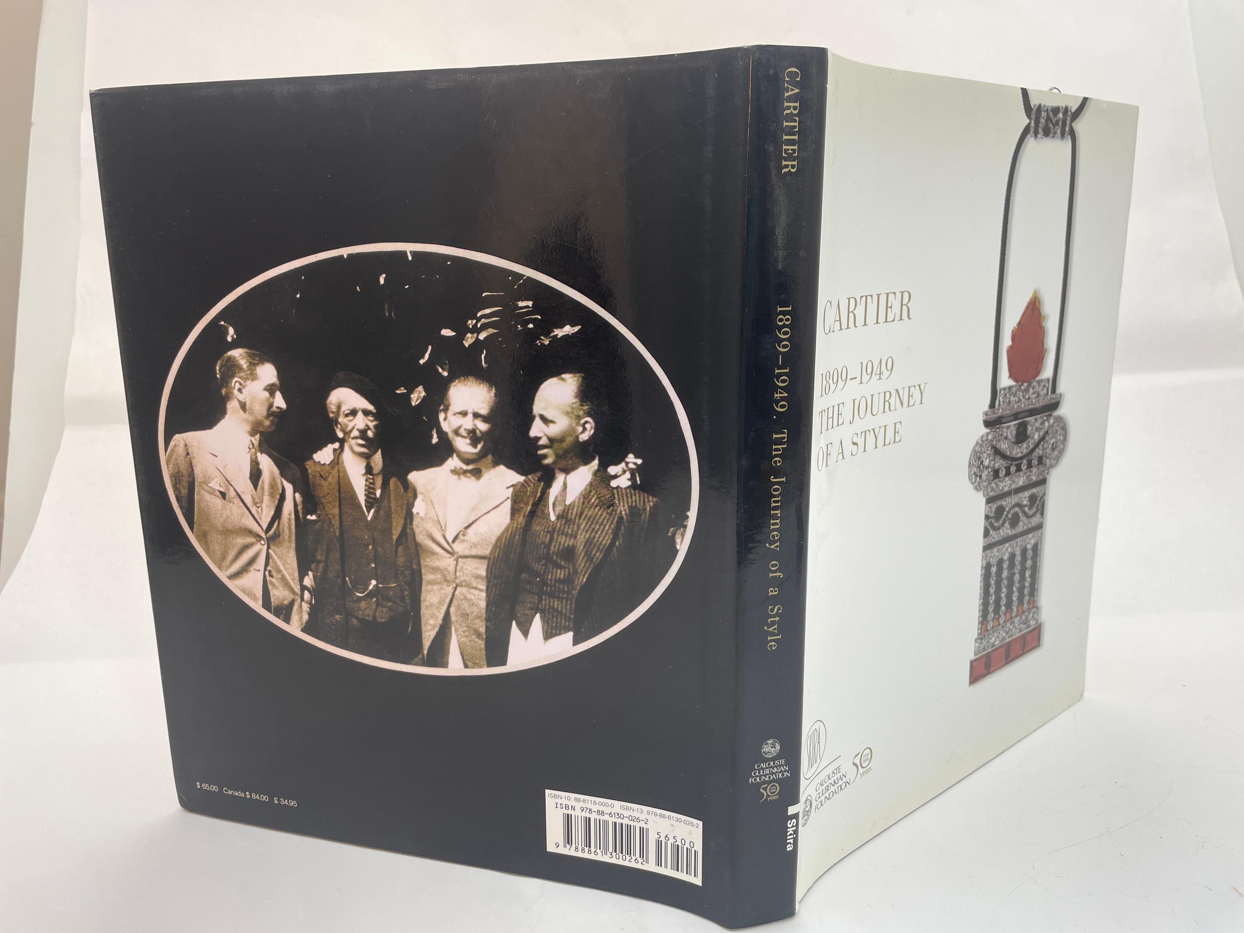 Cartier: 1899-1949, the Journey of a Style by Thierry Coudert Hardcover Book In Good Condition For Sale In North Hollywood, CA