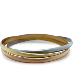 Cartier Bracelet Trinité en or 3 tons 18ct 61.75g