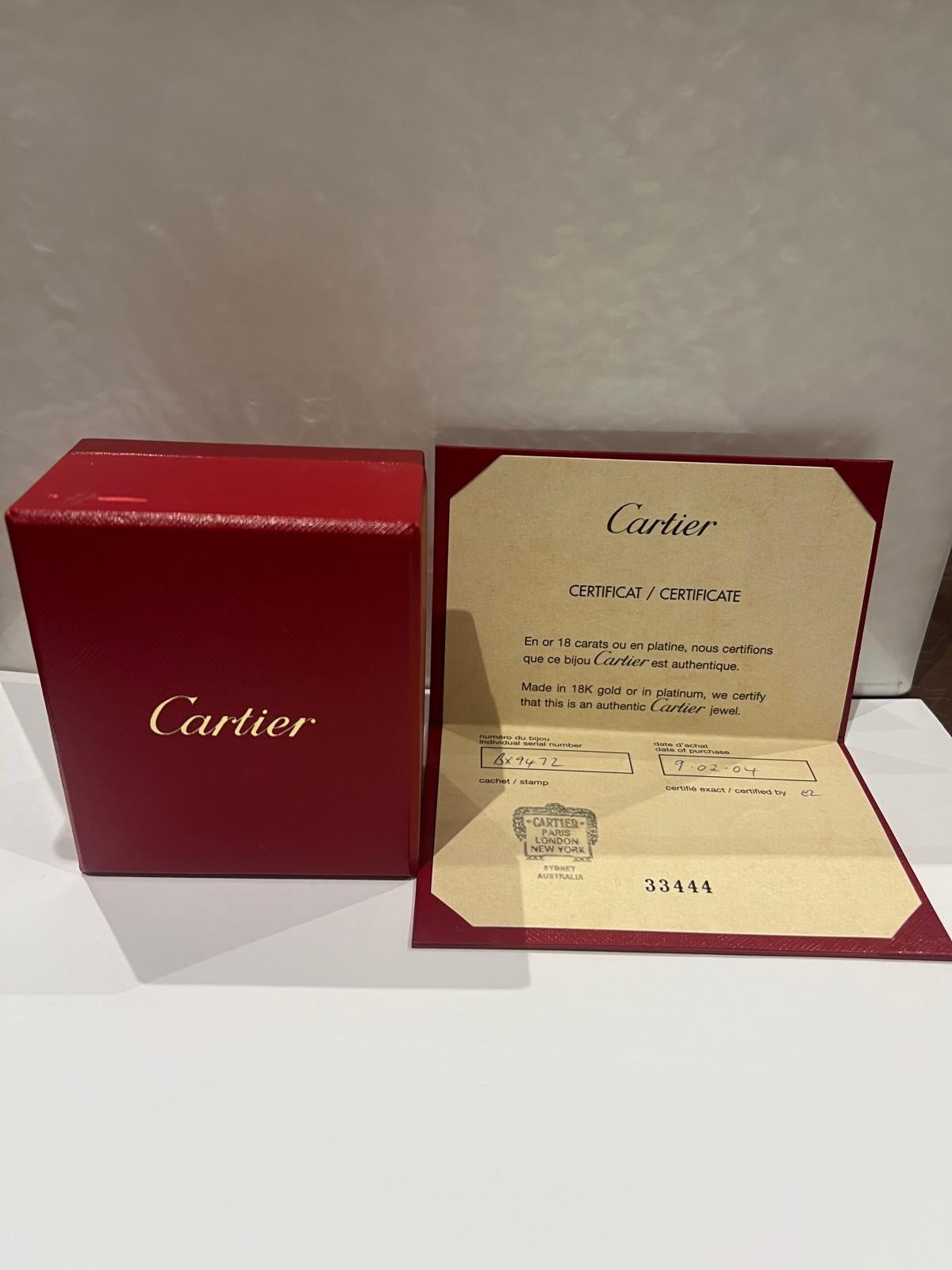 Cartier 18ct 3 Tone Gold Trinity Bracelet 61.75g In Excellent Condition In SYDNEY, NSW
