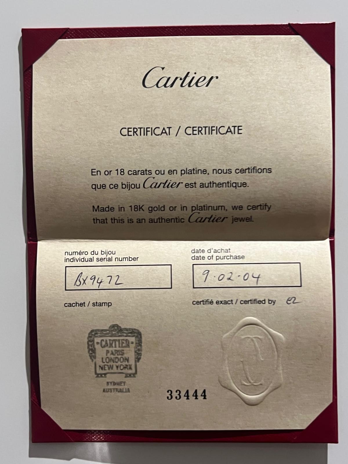 Women's Cartier 18ct 3 Tone Gold Trinity Bracelet 61.75g
