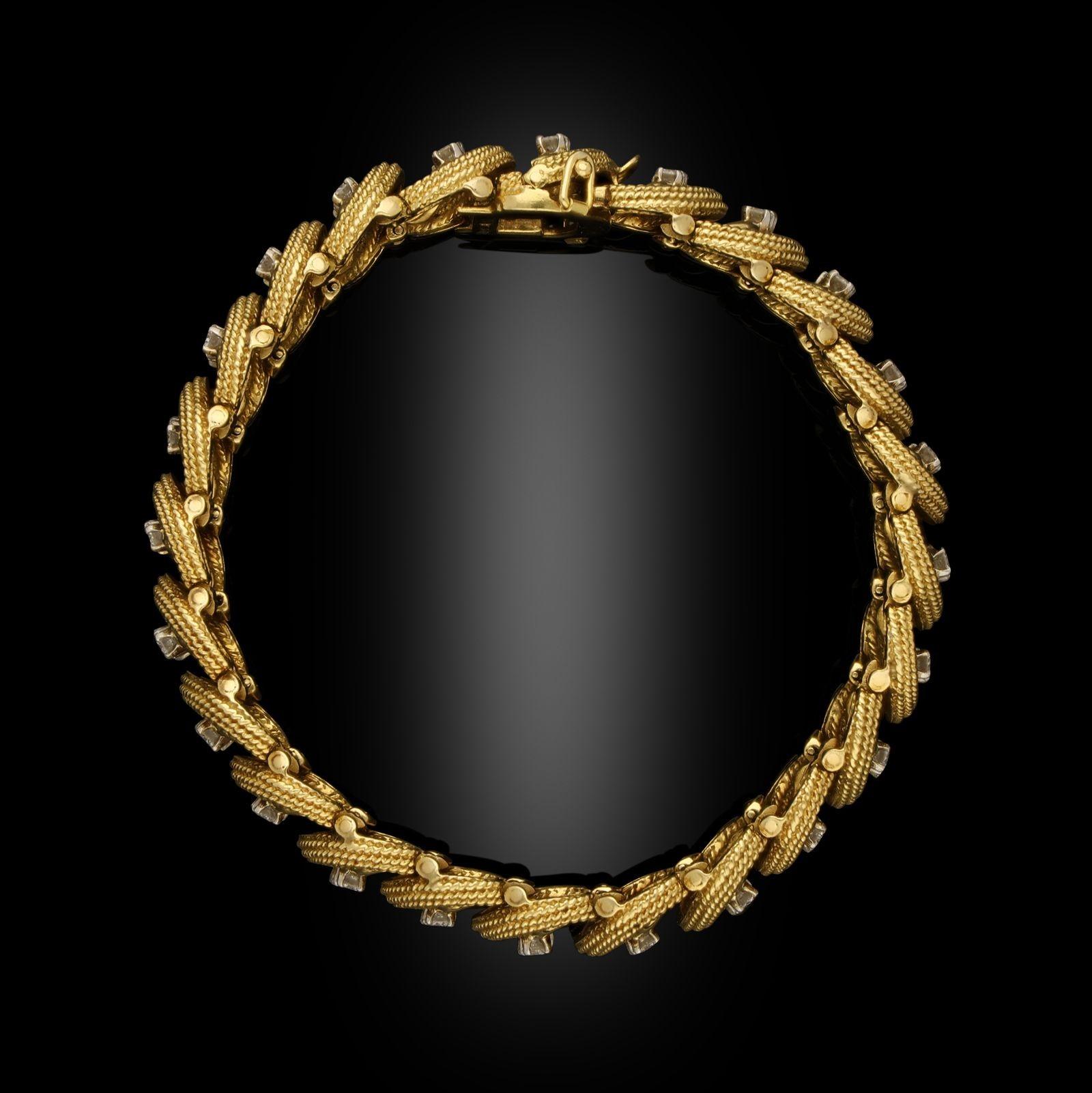 argos gold bracelet men's