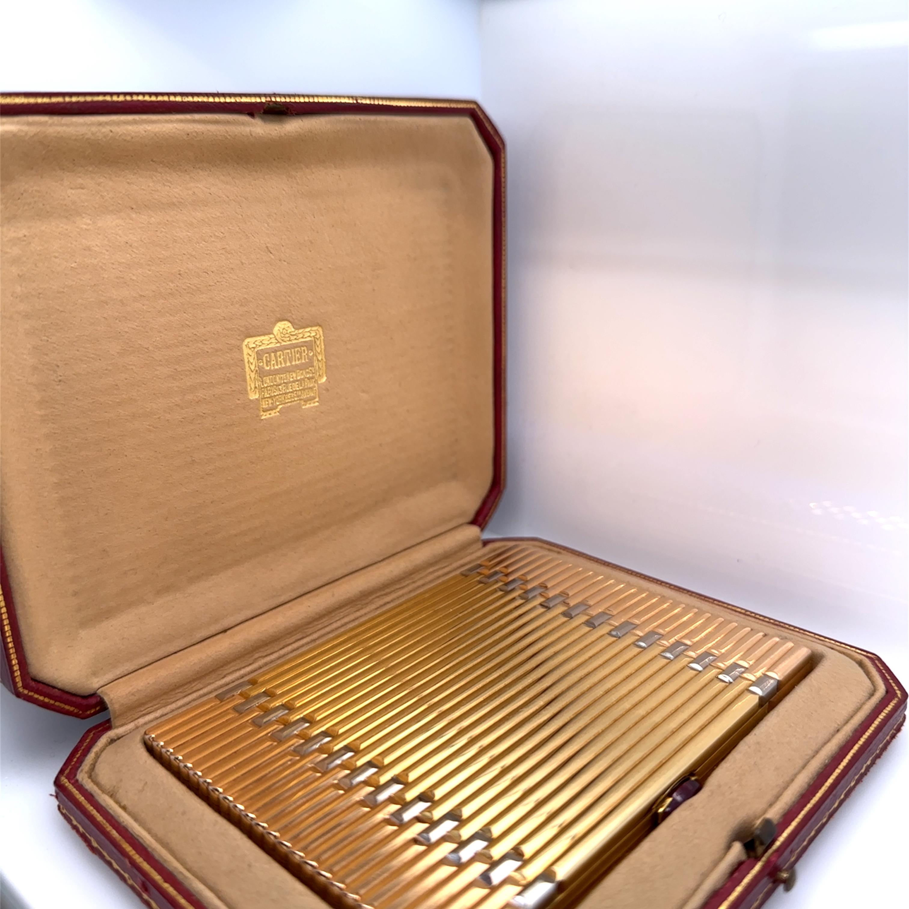 Cartier 18ct Gold and Ruby Cigarette Case 245.18g 3