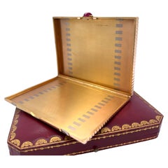 Cartier 18ct Gold and Ruby Cigarette Case 245.18g