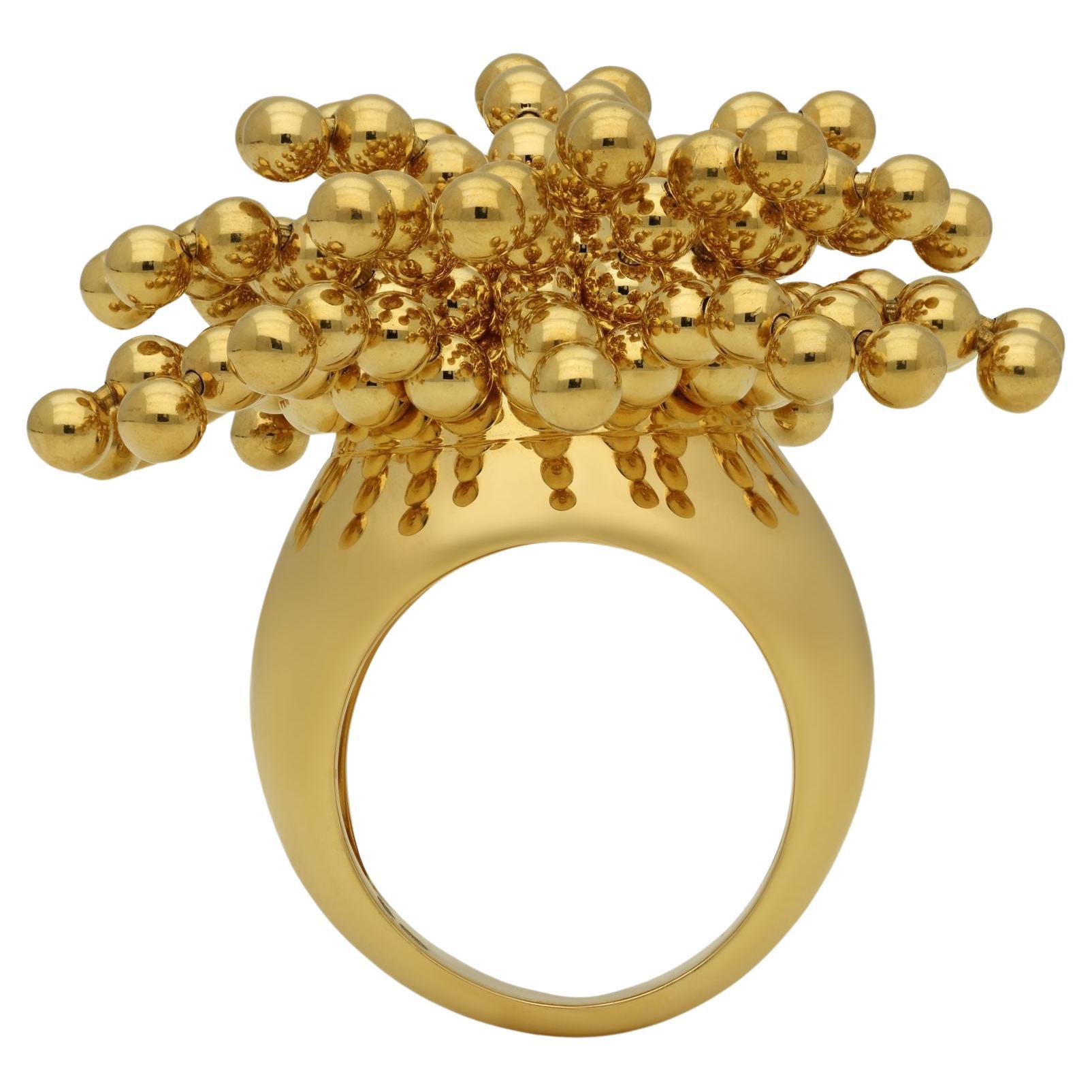 Cartier 18ct Gold 'Perruque' Ring From The Paris Nouvelle Vague Collection