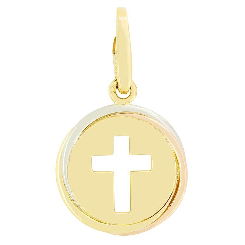 Moderno Cartier Croce della Trinità in oro 18 ct. in vendita